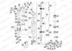 SHOCK ABSORBER DISASSEMBLED
