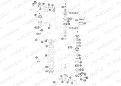 SHOCK ABSORBER DISASSEMBLED
