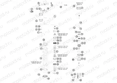 SHOCK ABSORBER DISASSEMBLED