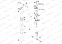 SHOCK ABSORBER DISASSEMBLED