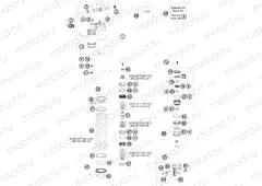 SHOCK ABSORBER DISASSEMBLED