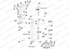 SHOCK ABSORBER DISASSEMBLED