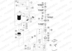 SHOCK ABSORBER DISASSEMBLED