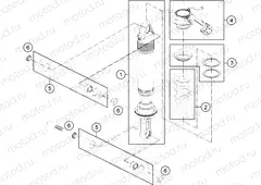 SHOCK ABSORBER DISASSEMBLED