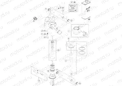 SHOCK ABSORBER DISASSEMBLED