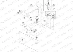 SHOCK ABSORBER DISASSEMBLED