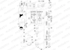 SHOCK ABSORBER DISASSEMBLED