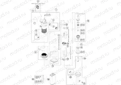 SHOCK ABSORBER DISASSEMBLED