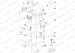 SHOCK ABSORBER DISASSEMBLED