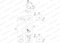 SHOCK ABSORBER DISASSEMBLED