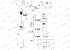 SHOCK ABSORBER DISASSEMBLED