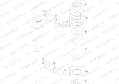 SHOCK ABSORBER DISASSEMBLED