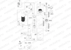SHOCK ABSORBER DISASSEMBLED