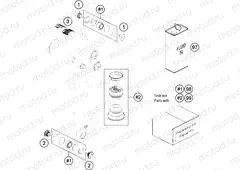 SHOCK ABSORBER DISASSEMBLED