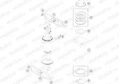 SHOCK ABSORBER DISASSEMBLED