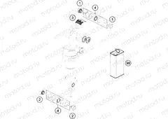 SHOCK ABSORBER DISASSEMBLED