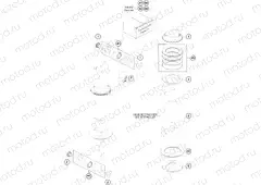 SHOCK ABSORBER DISASSEMBLED