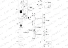 SHOCK ABSORBER DISASSEMBLED