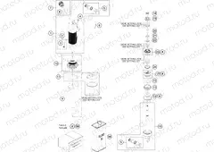 SHOCK ABSORBER DISASSEMBLED