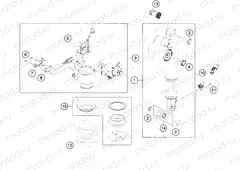 SHOCK ABSORBER DISASSEMBLED