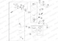 SHOCK ABSORBER DISASSEMBLED