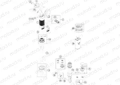 SHOCK ABSORBER DISASSEMBLED|Frame|04
