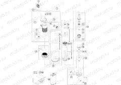 SHOCK ABSORBER DISASSEMBLED|Frame|04