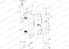 SHOCK ABSORBER DISASSEMBLED|Frame|04