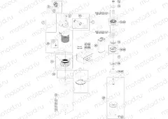 SHOCK ABSORBER DISASSEMBLED|Frame|04