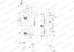 SHOCK ABSORBER DISASSEMBLED|Frame|04