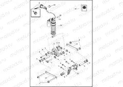 SHOCK ABSORBER, REAR