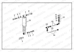 SHOCK ABSORBERS - FLHTP