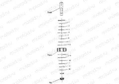 SHOCK VALVING Scrambler 400 W98BC38C (4947254725C014) | SHOCK VALVING Scrambler 400 W98BC38C (4947254725C014)