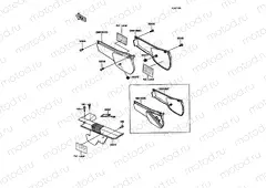 Side Covers/Chain Cover(1/2)(KL250-D6)