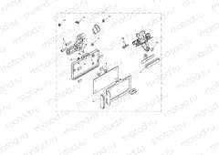 Side Mounted Number Plate Kit