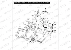 SIDECAR CONNECTION KIT FOR 2006 MOTORCYCLES