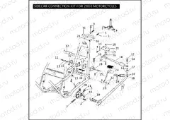 SIDECAR CONNECTION KIT FOR 2008 MOTORCYCLES
