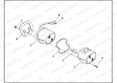SIDECAR TAIL LAMP - TLE & RLE