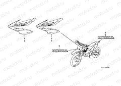 SIGN F-25 (CRF80F4 / CRF100F4)