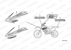SIGN F-31-1 (CRF450X9, B, C, D)