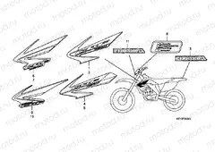 SIGN F-31 (CRF450X5,6,7,8)
