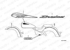 SIGN F-49-1 (VT750CS / C / CA)