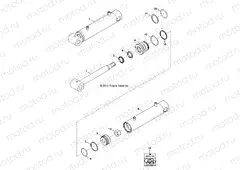 SNOW BLADE | SNOW BLADE, CYLINDER - D132M9JDJ-BLD (49BRUTUSCYLBLD2893)
