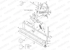 SNOW BLADE | SNOW BLADE, MAIN FRAME - D132M9JDJ-BLD (49BRUTUSBLADE6738)