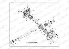 SNOW BLOWER | SNOW BLOWER, GEARBOX - D132M9JDJ-BLWR (49BRUTUSGEARBOX2435)