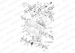 SNOW BLOWER | SNOW BLOWER, MAIN FRAME - D132M9JDJ-BLWR (49BRUTUSFRAME6757)
