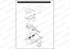 SOUND SYSTEM - ULTRA SIDECAR FOR 2009 MOTORCYCLES
