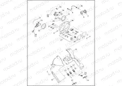 SPEEDOMETER & TACHOMETER - FLTR MODELS