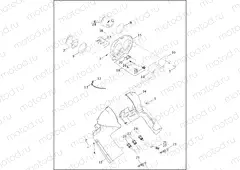 SPEEDOMETER & TACHOMETER - FLTR MODELS