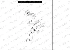 SPEEDOMETER & TACHOMETER - XR1200X